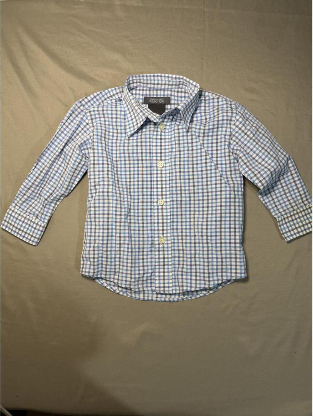 Kenneth Cole Kid's Blue and Multi Shirt